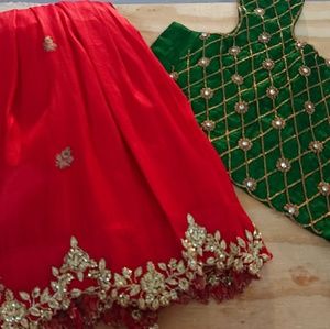 Kids ethnic South Indian dress . 2-4 years